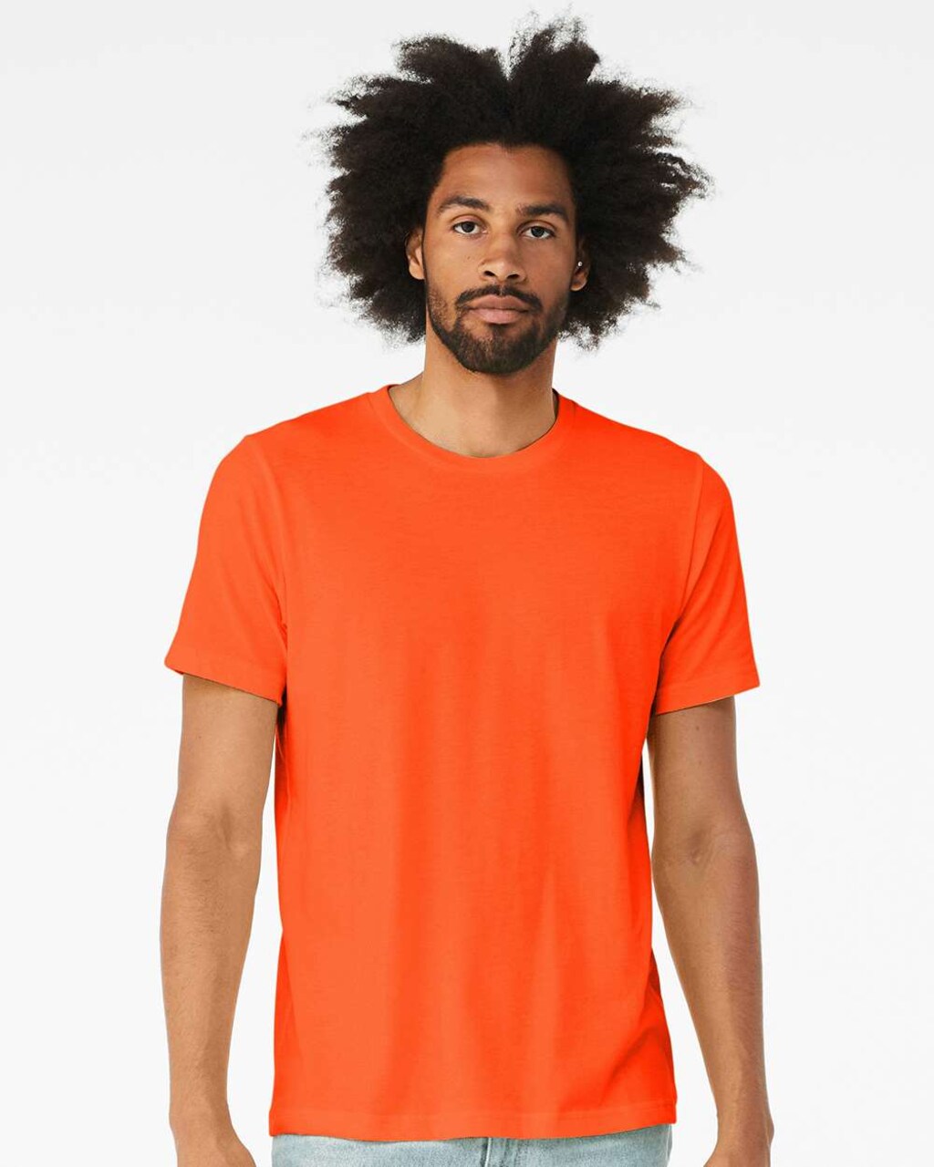 BELLA+CANVAS Lightweight Triblend Crewneck Short Sleeve T-Shirt for Everyday Wear, Casual Style & Custom Printing Unisex Tee